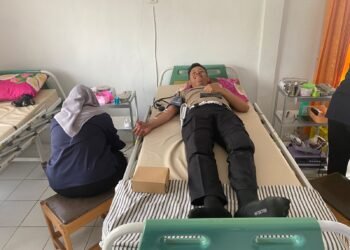 HUT Lalu Lintas ke-70, Satlantas Polresta Bulungan Gelar Donor Darah di PMI   