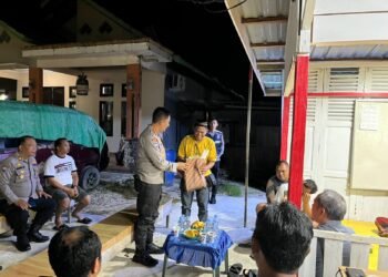 Polresta Bulungan dan Polda Kaltara Supervisi Pos Kamling di Tanjung Selor   