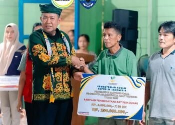 Pemkab Bulungan Salurkan Bantuan Rp775 Juta untuk KAT di Desa Bunau   