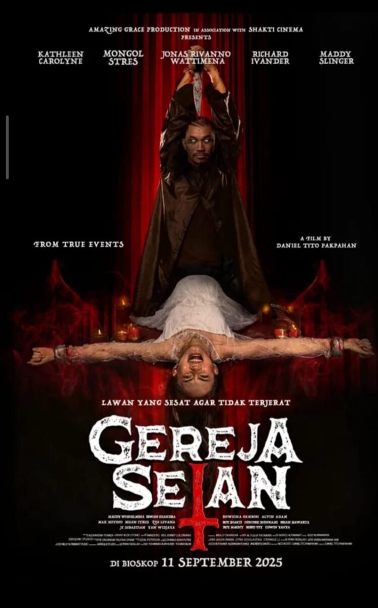 “Gereja Setan” Siap Tayang 11 September, Horor Indonesia dari Kisah Nyata Komika   