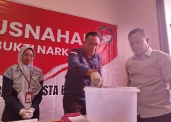 Polresta Bulungan Musnahkan 5,94 Gram Sabu Hasil Ungkap Jaringan Antarwilayah