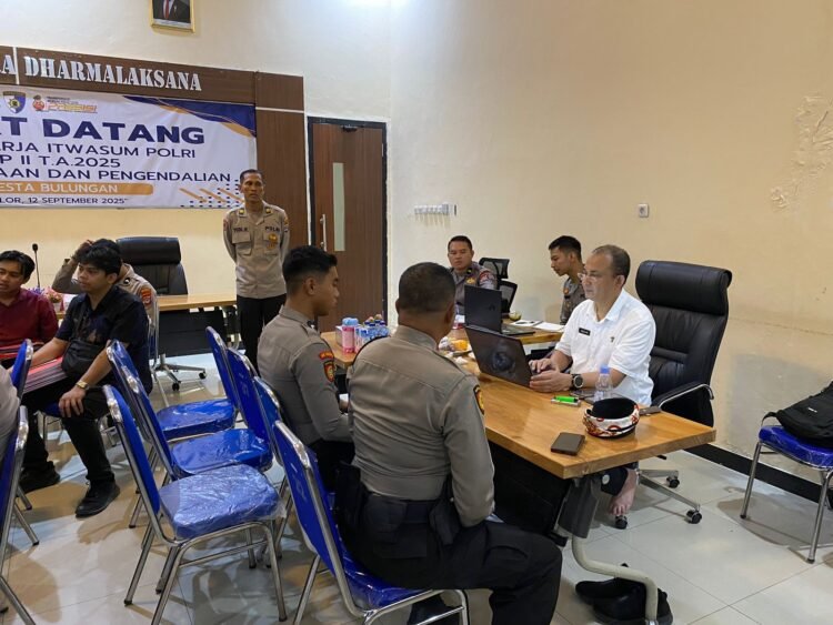 Polresta Bulungan Jadi Tuan Rumah Audit Kinerja Itwasum Polri Tahap II