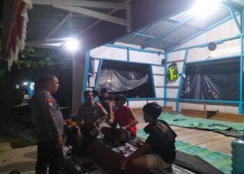 Polresta Bulungan Gelar Patroli dan Pembinaan Pos Kamling di RT 52 Tanjung Selor   