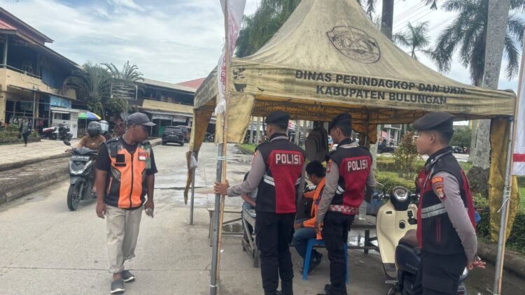 Patroli Sat Samapta Polresta Bulungan Sasar Pasar Induk, Cegah Gangguan Kamtibmas