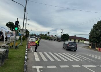 Sat Lantas Polresta Bulungan Pastikan Keamanan dan Kelancaran Lalu Lintas Saat Konser Amal Musik Alam   