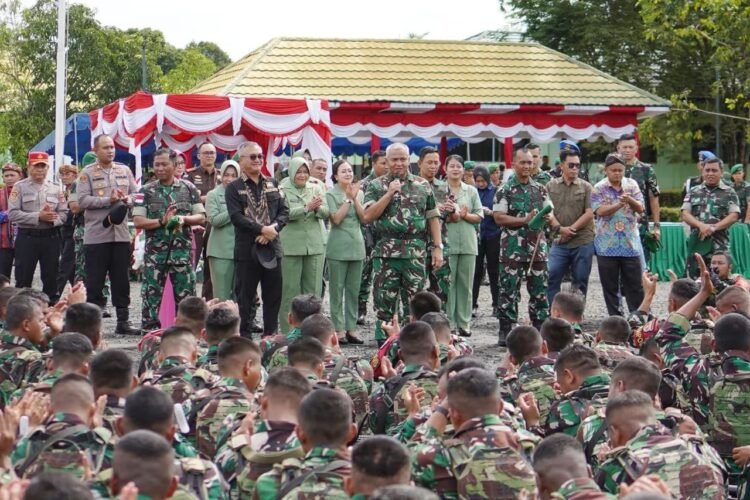 Pangdam VI/Mulawarman Apresiasi Satgas Yonif 614, 16 Bulan Bertugas di Perbatasan Papua