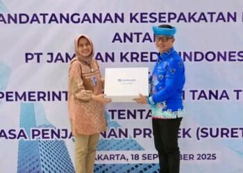 Kerja Sama Strategis, Pemkab Tana Tidung dan Jamkrindo Percepat Proyek Infrastruktur