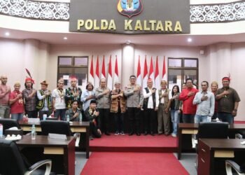 Kapolda Kaltara Menerima Audiensi Aliansi Masyarakat Adat Asli Kaltara