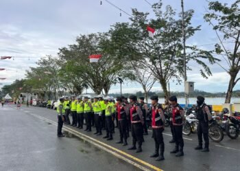 Polresta Bulungan Turunkan 30 Personel Amankan Apoteker Running 2025