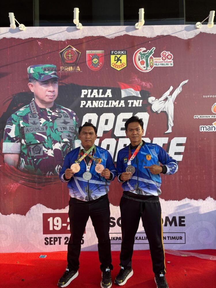Personel Polda Kaltara Raih Prestasi Gemilang Dalam Kejuaraan Open Karate Piala Panglima TNI Tahun 2025
