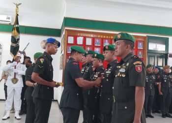 Kasrem dan Dandim 0903/Bulungan Resmi Berganti, Danrem Tekankan Lanjutkan Capaian Positif   