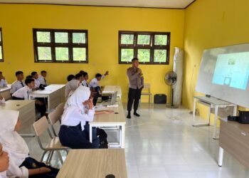 Polresta Bulungan Sosialisasikan Bahaya Narkoba di Sekolah