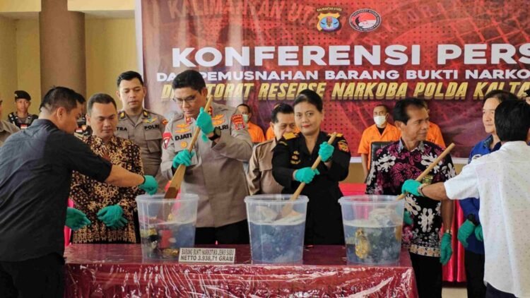 Hampir 4 Kg Sabu Dimusnahkan, Polda Kaltara Selamatkan Ribuan Jiwa