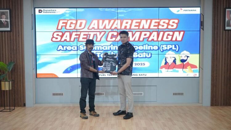 Pertamina Patra Niaga Regional Kalimantan Gelar FGD Awareness Keselamatan Jalur Pipa Bawah Laut FT Tanjung Batu