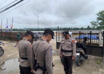 Polresta Bulungan Lakukan Pengamanan Turnamen Futsal Porkab II di Brezzy Land