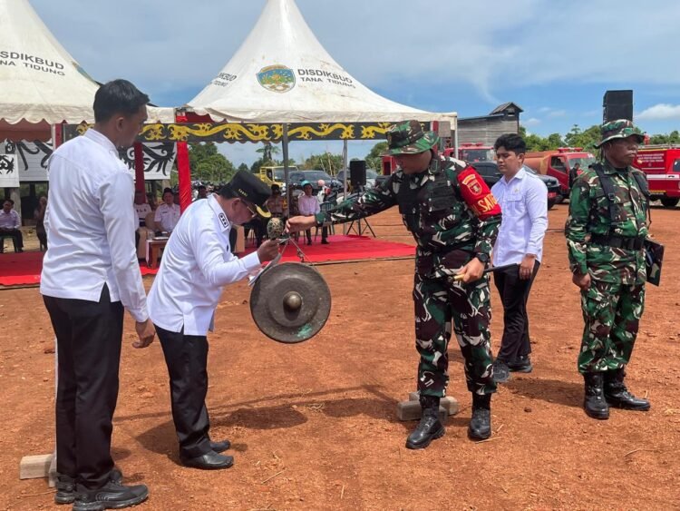 TMMD Ke-126 Tana Tidung Resmi Dibuka, Perkuat Infrastruktur dan Kemanunggalan TNI-Rakyat