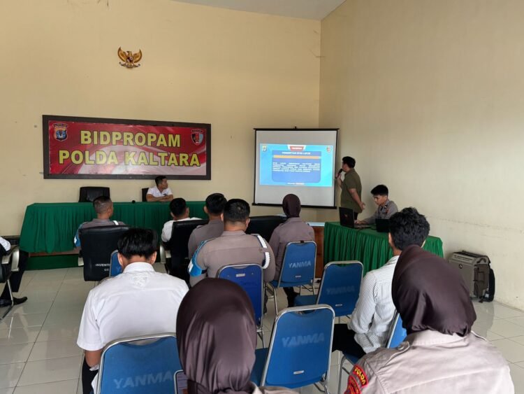Pelaksanaan Sosialisasi Program Quick Wins Akselerasi Transformasi Polri oleh Bidpropam Polda Kaltara