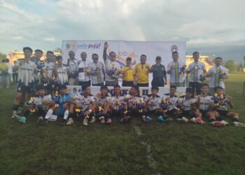 Duel Panas di Lapangan Tanjung Selor, Peso Hilir Rebut Medali Emas Porkab II Bulungan   