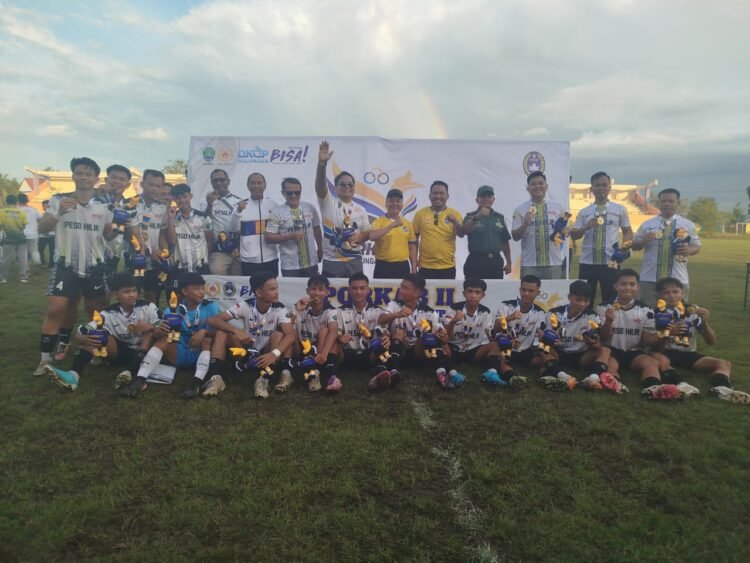 Duel Panas di Lapangan Tanjung Selor, Peso Hilir Rebut Medali Emas Porkab II Bulungan   