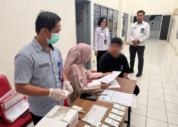 Cegah Kambuh, Bapas dan BNNK Tarakan Lakukan Screening Klien Kasus Narkoba   
