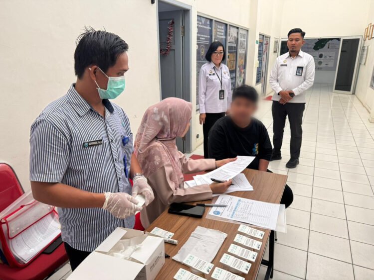 Cegah Kambuh, Bapas dan BNNK Tarakan Lakukan Screening Klien Kasus Narkoba