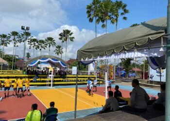 Polresta Bulungan Amankan Pembukaan Turnamen Olahraga U-16 di Lapangan Ahmad Yani