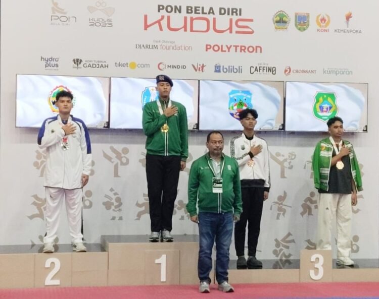 Medali Pertama Kaltara di PON Bela Diri 2025: Muhammad Reza Raih Perunggu Taekwondo