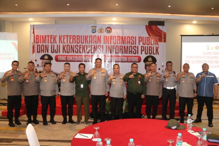 Kapolda Kaltara Menghadiri Pembukaan Bimtek Keterbukaan Informasi Publik dan Uji Konsekuensi Informasi Publik Yang Dikecualikan Divhumas Polri