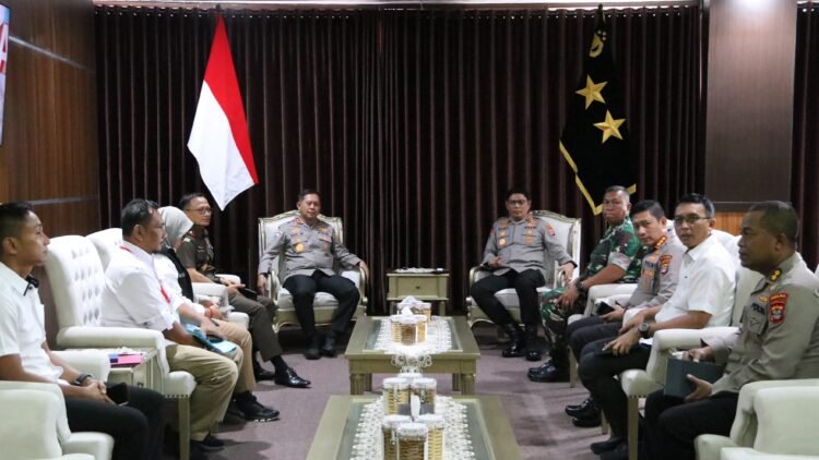 Kapolda Kaltara Terima Kunjungan Tim Pokja Keamanan dan Ketertiban Kawasan Hutan