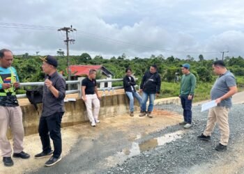 Inspektorat Tegaskan Tak Ada Penyimpangan dalam Proyek Jembatan Sei Sebawang   