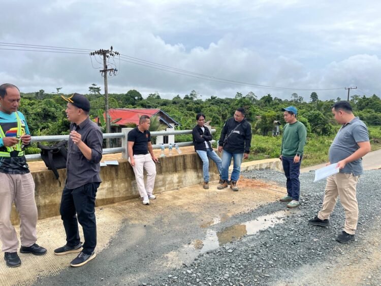 Inspektorat Tegaskan Tak Ada Penyimpangan dalam Proyek Jembatan Sei Sebawang   