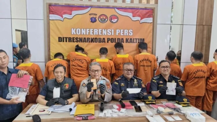 Polda Kaltim Bongkar Enam Jaringan Narkoba, Amankan 2,6 Kg Sabu