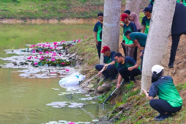Peringati Hari Pangan Sedunia, Otorita IKN Tebar 500 Kilogram Ikan di Embung H Nusantara