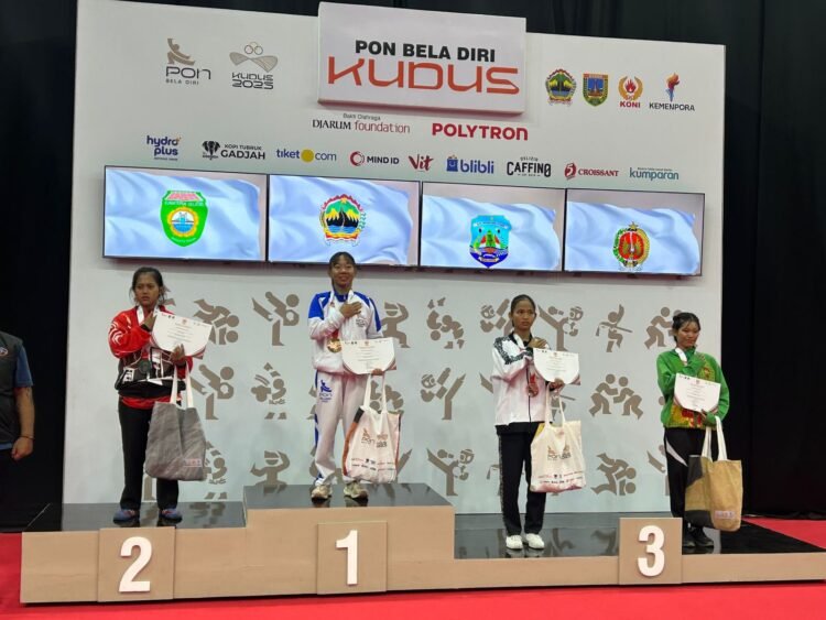 Kontingen Kaltara Tambah Perolehan Medali di PON Bela Diri Kudus