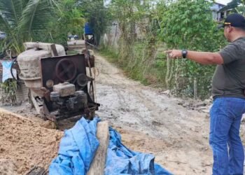 Anggota DPRD Nunukan Pastikan Pembangunan Jalan Tepat Sasaran