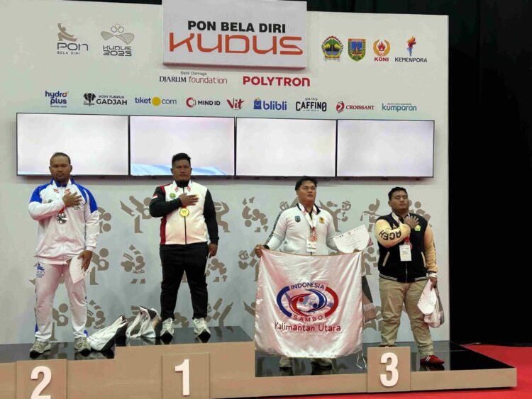 Febrian Amsal Bawa Medali Perunggu, Sambo Kaltara di PON Bela Diri 2025