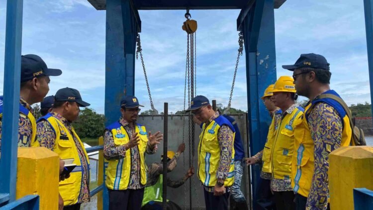 Perbaikan Pintu Intake Embung Binalatung Diperpanjang Hingga 27 Oktober