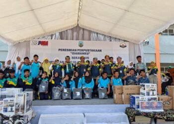 Peresmian Perpustakaan SMA 4 Tarakan, Rahmawati Tekankan Pentingnya Ruang Kreativitas Siswa
