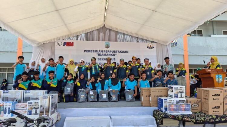 Peresmian Perpustakaan SMA 4 Tarakan, Rahmawati Tekankan Pentingnya Ruang Kreativitas Siswa