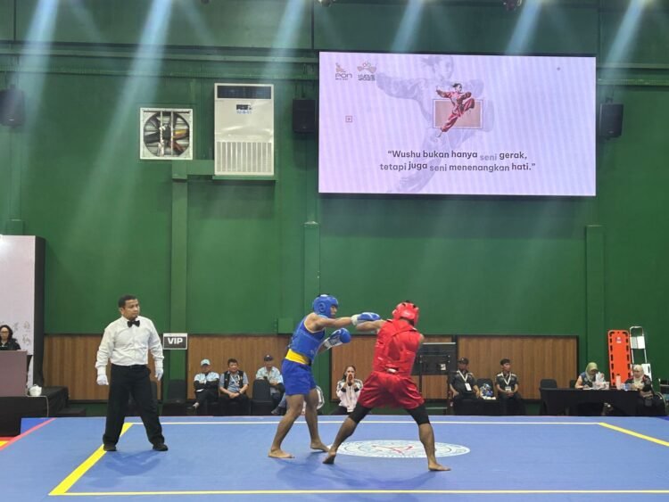 Atlet Wushu Kaltara Lolos Perempat Final PON Bela Diri 2025   