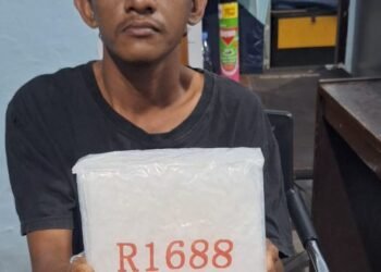 Kurir Sabu Satu Kilogram Diciduk di Pelabuhan Tarakan, Jaringan Nunukan Diburu   