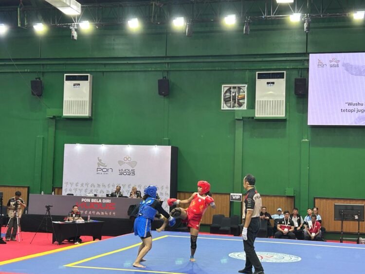 Atlet Wushu Kaltara Tembus Semifinal, Sorak Penonton Pecah di Kudus