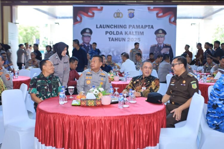 Kodam VI/Mulawarman Dukung Launching Pamapta Polda Kaltim, Tingkatkan Sinergitas Perkuat Keamanan    