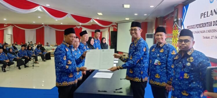Rektor Universitas Borneo Tarakan Lantik 143 PPPK