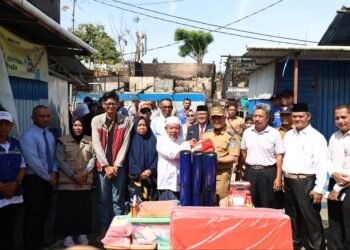 Wali Kota Tarakan Salurkan Bantuan untuk Korban Kebakaran di Sebengkok