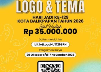 Sayembara Logo dan Tema HUT Balikpapan ke-129 Resmi Dibuka