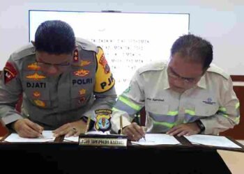 Polda Kaltara dan PT Energi Nusa Mandiri Teken Nota Kesepahaman Program Beasiswa untuk Peningkatan SDM PNPP   