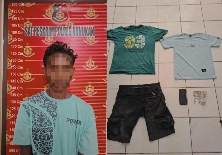 RRL Ditangkap Polres Nunukan Usai Curi Rp 3,6 Juta