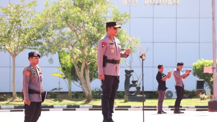 Polda Kaltara Gelar Apel Kesiapsiagaan Dalam Rangka Tanggap Darurat Bencana Hidrometeorologi Di Kaltara