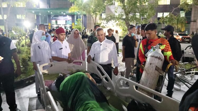 Wali Kota Tarakan Tinjau Rumah Roboh dan Rumah Sakit Pascagempa 4,8 Magnitudo